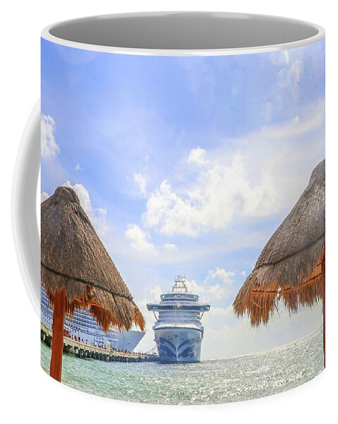 Costa Maya Mexico Coffee Mug featuring the photograph Costa Maya Mexico by Paul James Bannerman