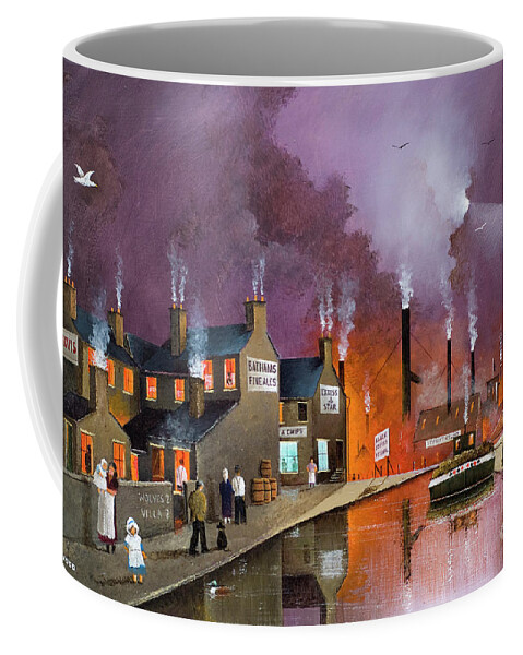 England Coffee Mug featuring the painting A Blackcountry Community - England by Ken Wood