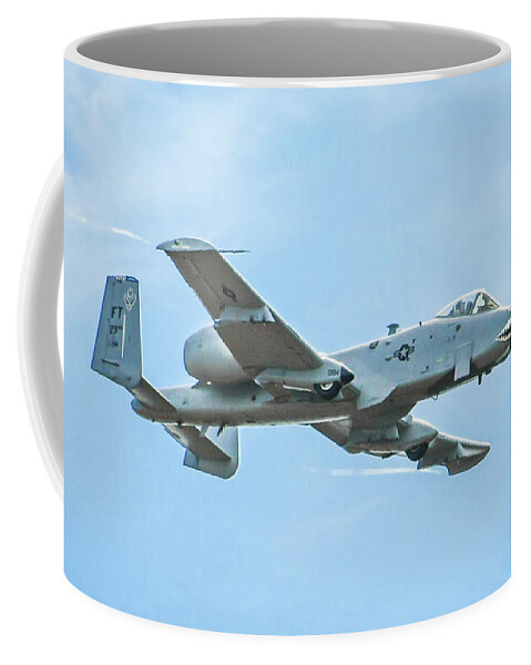 A-10 Coffee Mug featuring the photograph A-10 Thunderbolt Wart Hog by Mark Chandler