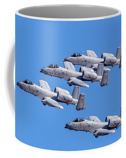 A-10 Coffee Mug featuring the photograph A-10s by Dart Humeston
