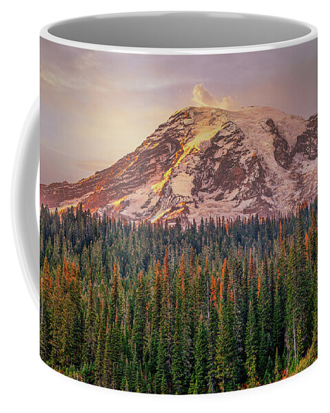 Sunset Coffee Mug featuring the photograph A Beautiful Sunset by Dheeraj Mutha
