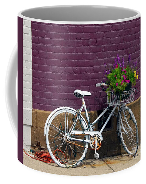 A Bicycle To Nowhere Coffee Mug featuring the photograph A Bicycle To Nowhere by Mel Steinhauer
