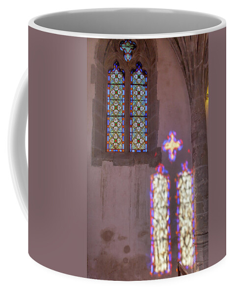 Glass Coffee Mug featuring the photograph A Chapel's Light by W Chris Fooshee
