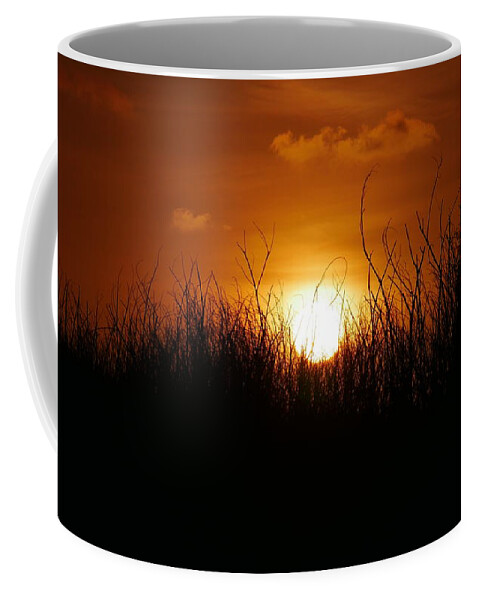 Amazing Sunsets Coffee Mug featuring the photograph Rolling Golden Ball by On da Raks