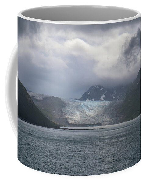 Alaska Coffee Mug featuring the photograph A Glacier Bay Stare by Ed Williams