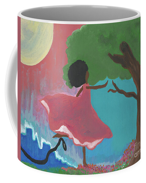  Coffee Mug featuring the painting A Great Escape by Francis Brown