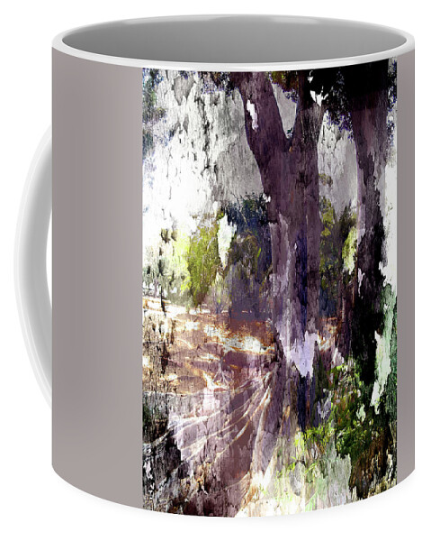 Trees Coffee Mug featuring the digital art A Hint of Trees by Nancy Olivia Hoffmann