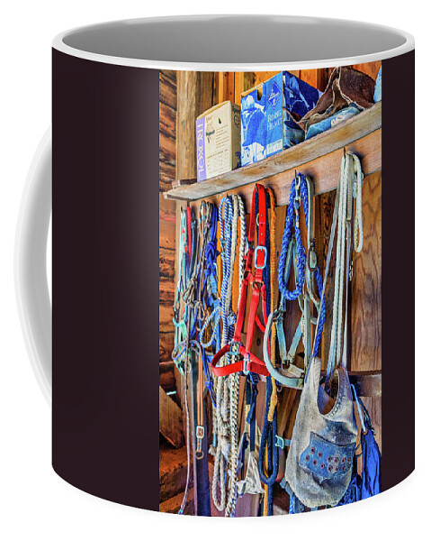 North Carolina Coffee Mug featuring the photograph A Horse Ride in the Country by Dan Carmichael
