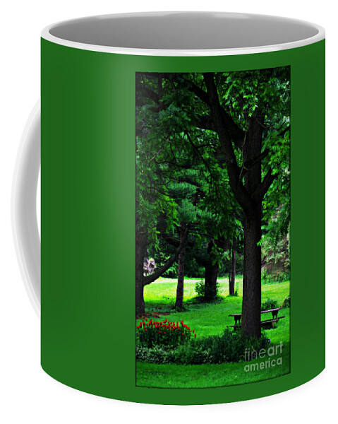 Nature Coffee Mug featuring the photograph A Lovely Day To Read A Book by Frank J Casella