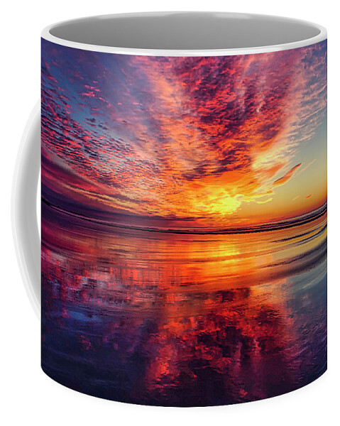 Ogunquit Beach Coffee Mug featuring the photograph A Memorable Morning by Penny Polakoff