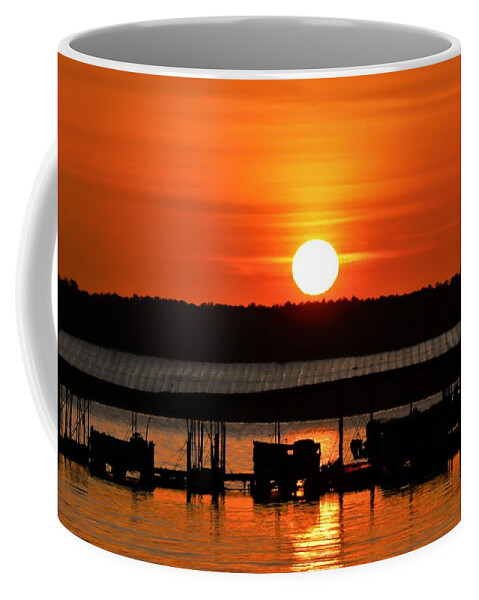 Sunrise Coffee Mug featuring the photograph A Monday Sun Day by Ed Williams