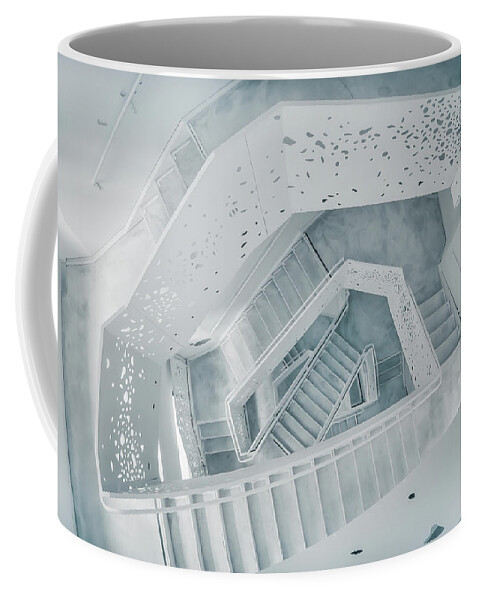 Stairway Coffee Mug featuring the photograph A New York Stairway by Sylvia Goldkranz