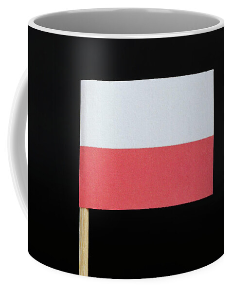 Poland Coffee Mug featuring the photograph Flag of Poland by Vaclav Sonnek