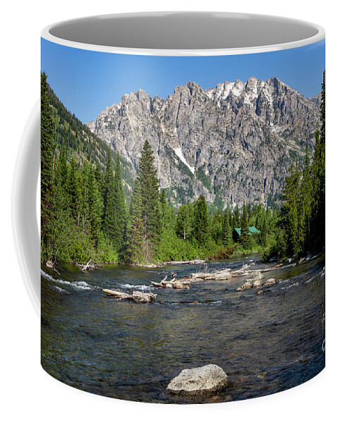Yellowstone Coffee Mug featuring the photograph A River Runs To It by Erin Marie Davis