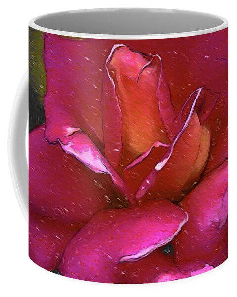 Garden Coffee Mug featuring the digital art A Rose Of A Different Color by Terry Cork