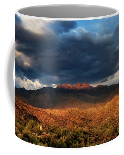 Arizona Desert Coffee Mug featuring the photograph A Sliver of Beauty by Rick Furmanek