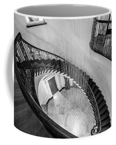 Cheekwood Coffee Mug featuring the photograph A Spiral Staircase at The Cheekwood Estate and Gardens Nashville Tennessee by Dave Morgan