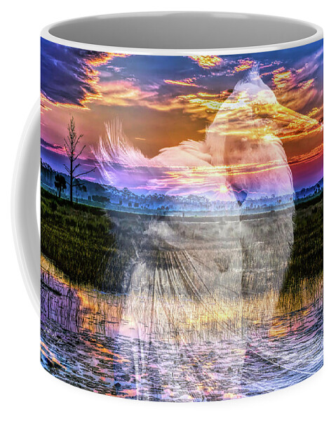 Sunrises Coffee Mug featuring the photograph A Spiritual Sunrise by DB Hayes