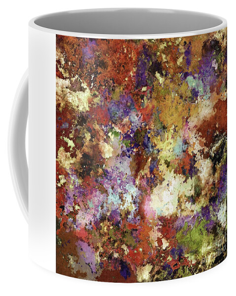 Rock Coffee Mug featuring the digital art A step at a time by Keith Mills