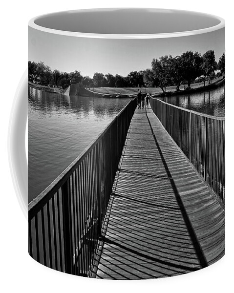 Shore Coffee Mug featuring the photograph A Stroll Across the Pecos by George Taylor