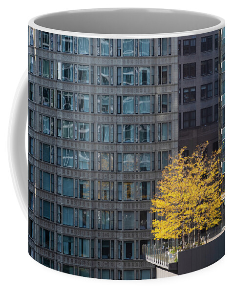 Windy Coffee Mug featuring the photograph A Tree Grows in the Windy City by Christi Kraft