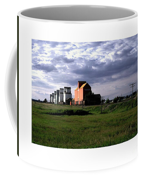Grain Coffee Mug featuring the photograph A Vanishing View by Michael Swanson