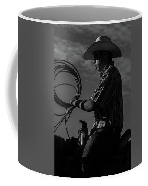 Vaquero Coffee Mug featuring the photograph A Vaquero in Training by Laddie Halupa
