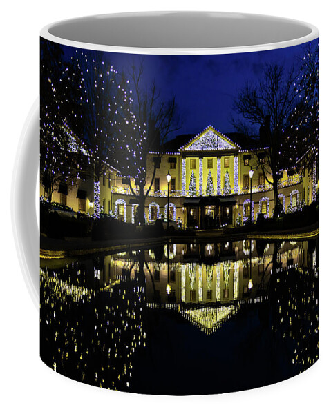 Williamsburg Coffee Mug featuring the photograph A Williamsburg Inn Christmas by Norma Brandsberg