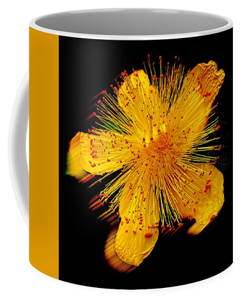 Abstract Coffee Mug featuring the photograph Aarons Beard Abstract by Jerry Abbott