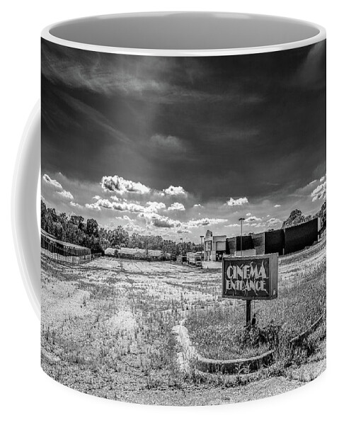 Abandoned Coffee Mug featuring the photograph DanBarry Cinema - Abandoned American Cinema Movie Theater by Dave Morgan