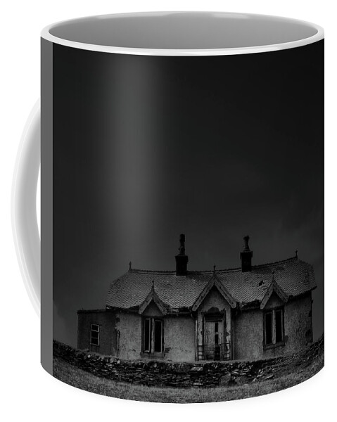 Dark Coffee Mug featuring the photograph House On Desolation Row  by OBT Imaging