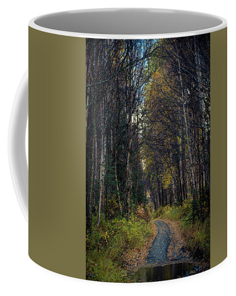 Alaska Coffee Mug featuring the photograph Abandoned Path by David Morefield