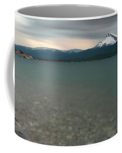 Canada Coffee Mug featuring the photograph Abraham Lake at Sunset by Catherine Reading