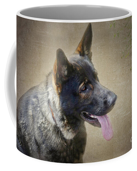 German Shepherd Coffee Mug featuring the photograph Absolute Loyalty by Amy Dundon