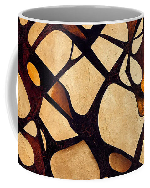 Abstract 105 Coffee Mug featuring the digital art Abstract 105 by Craig Boehman