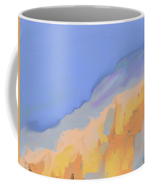 Abstract Painting Coffee Mug featuring the digital art Abstract 928 by Cathy Anderson