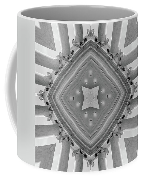 Pillars Coffee Mug featuring the photograph Abstract Columns 27 by Mike McGlothlen