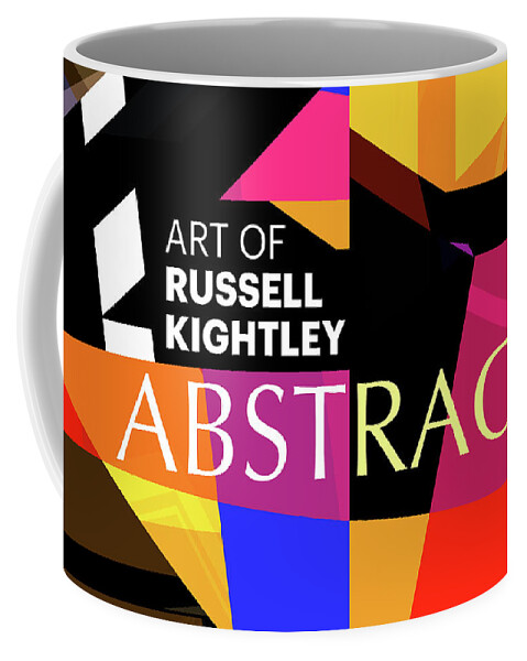 Art Coffee Mug featuring the digital art ABSTRACT Cover Landscape by Russell Kightley
