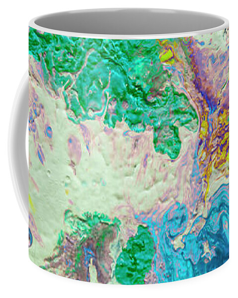 21-15 Coffee Mug featuring the painting Pour 21 Galapagos by Doug LaRue