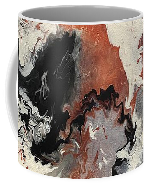 Art Coffee Mug featuring the painting Abstract XII by Crystal Stagg