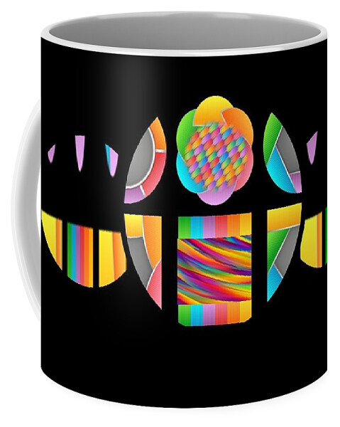 Abstract Coffee Mug featuring the digital art Abstraction by Nancy Ayanna Wyatt