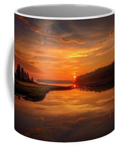 Acadia National Park Coffee Mug featuring the photograph Acadia Sunrise 0553 by Greg Hartford