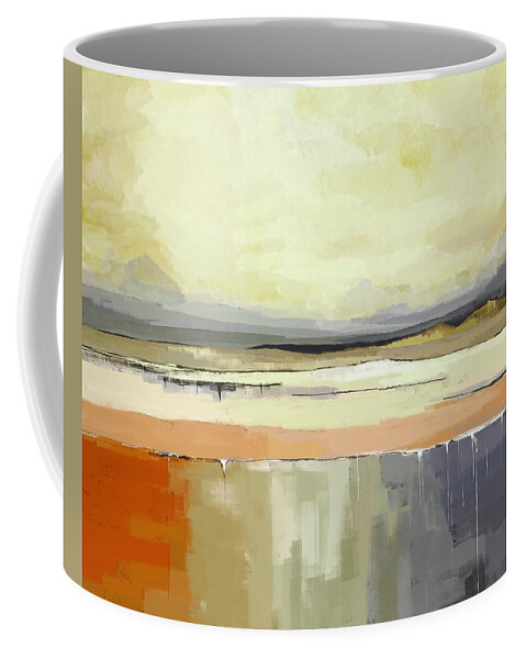 Wall Art Coffee Mug featuring the digital art Acid Lake by Mark Ross