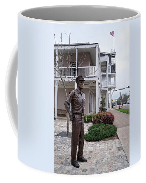 Admiral Nimitz and the Museum Coffee Mug by Buck Buchanan - Pixels