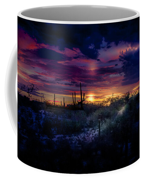 Tucson Coffee Mug featuring the photograph After the monsoon by Micah Offman