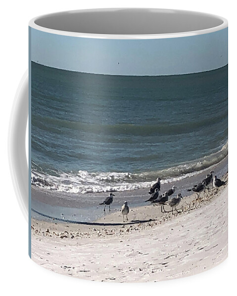 Beach Coffee Mug featuring the photograph An Afternoon at The Beach by Medge Jaspan