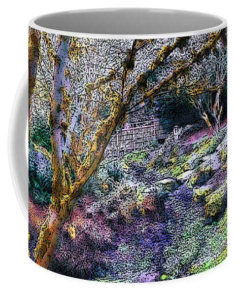 Garden Coffee Mug featuring the photograph Afternoon in an Asian Garden by Sea Change Vibes