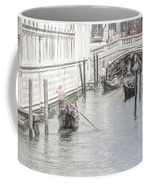 Venice Coffee Mug featuring the digital art Afternoon in Venice by Douglas Wielfaert