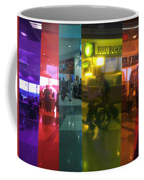 Richard Reeve Coffee Mug featuring the photograph Airport Bagels by Richard Reeve