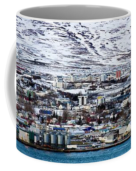 Northern Coffee Mug featuring the photograph Akureyri by Robert Grac